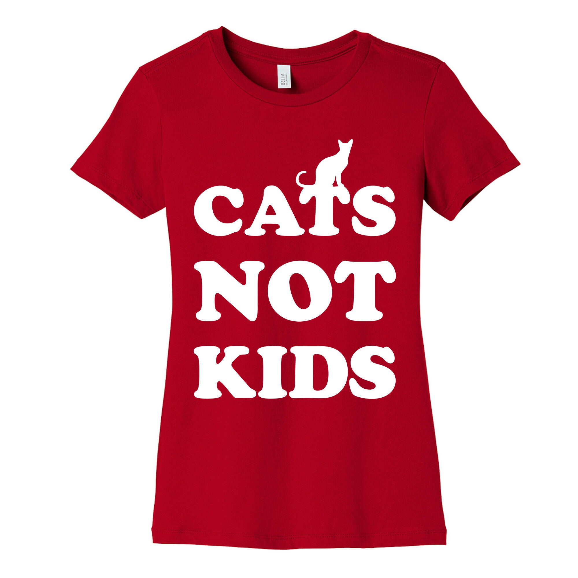 Cats Not Kids Women's Cotton Tee